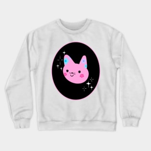 flower cat Crewneck Sweatshirt